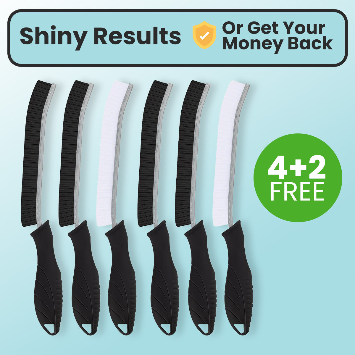 Shiny Wipes™ Deep Clean Brush Set